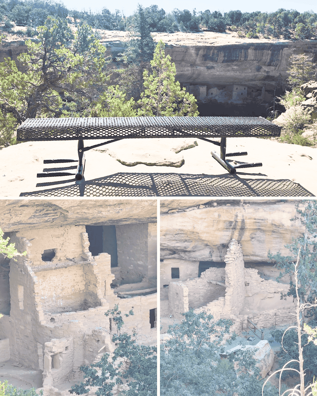 Spruce Tree House at Mesa Verde National Park was constructed by Ancestral Puebloans between about 1211 and 1278 CE and is thought to have been home to between 60 80 people.