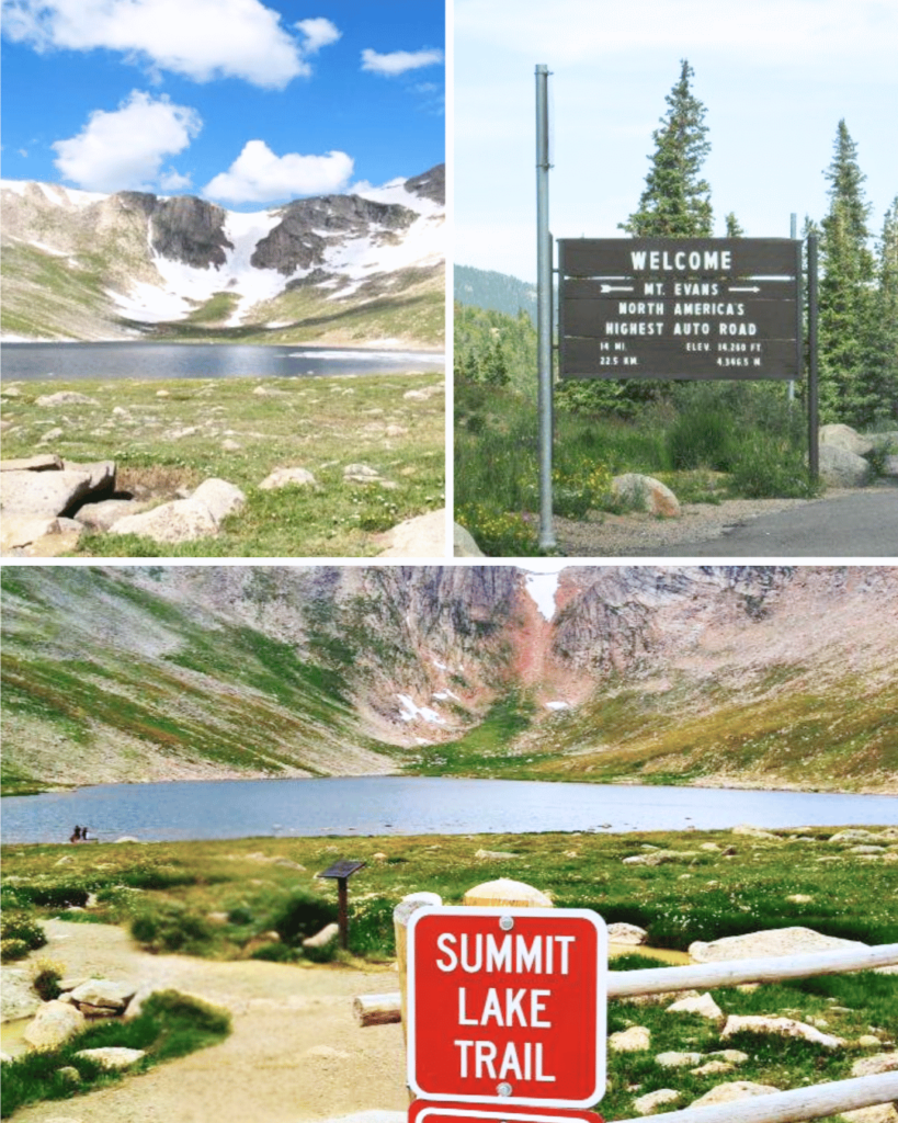 Summit Lake is just gorgeous and a must on the way to Mount Evans