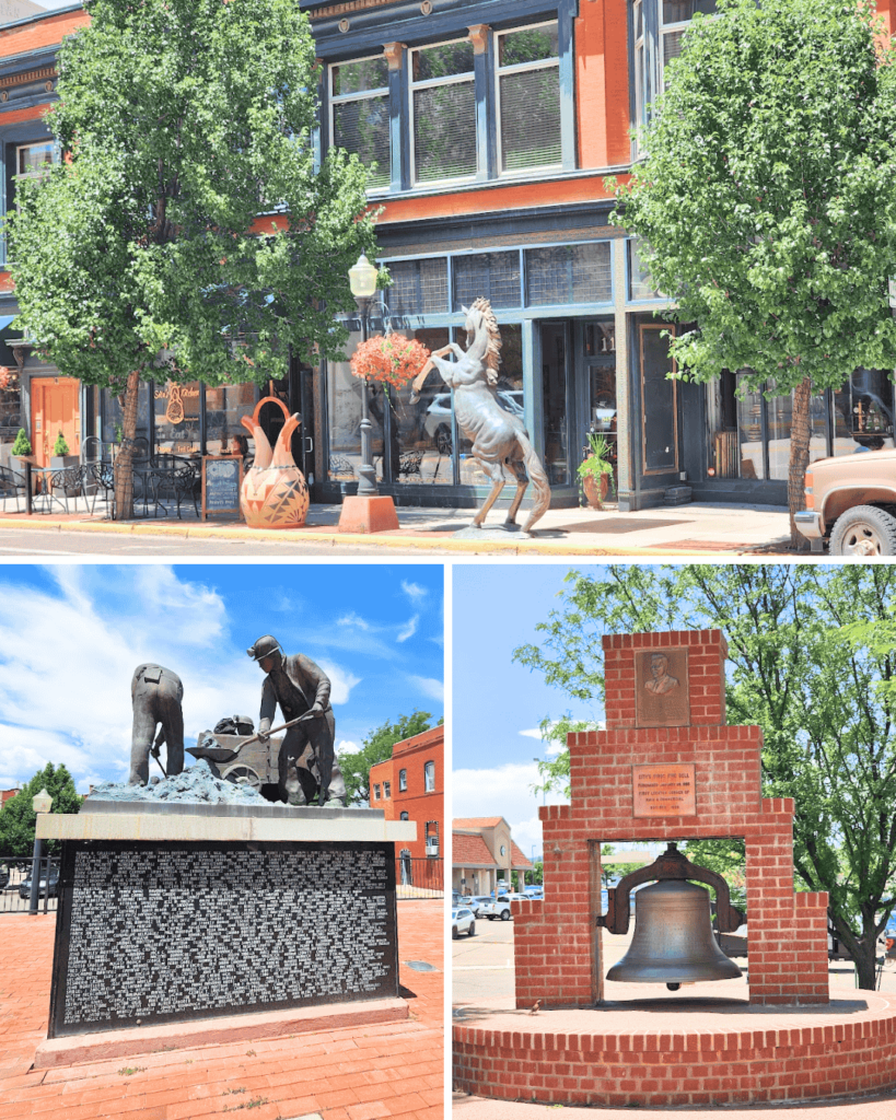 Trinidad is a vibrant and charming Colordao town with lots of artwork in the downtown area