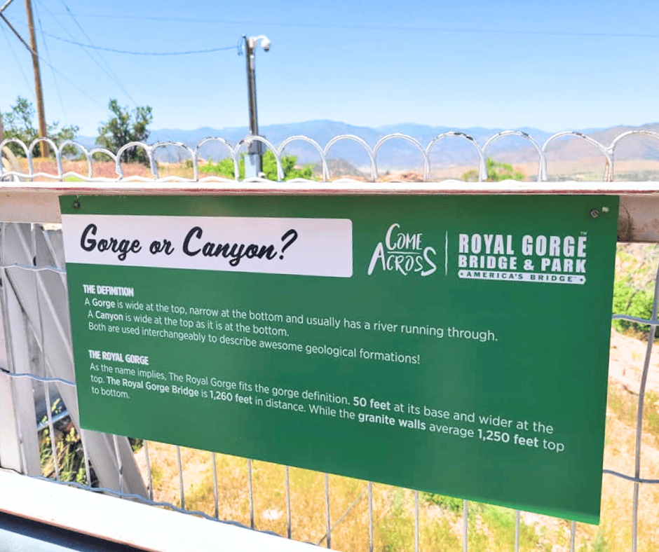 Be sure to read the signs along the bridge that narrate its story