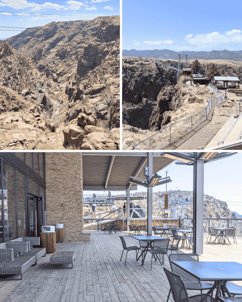 From the observation deck of the Visitor Center, you get stunning views of the Royal Gorge and the bridge