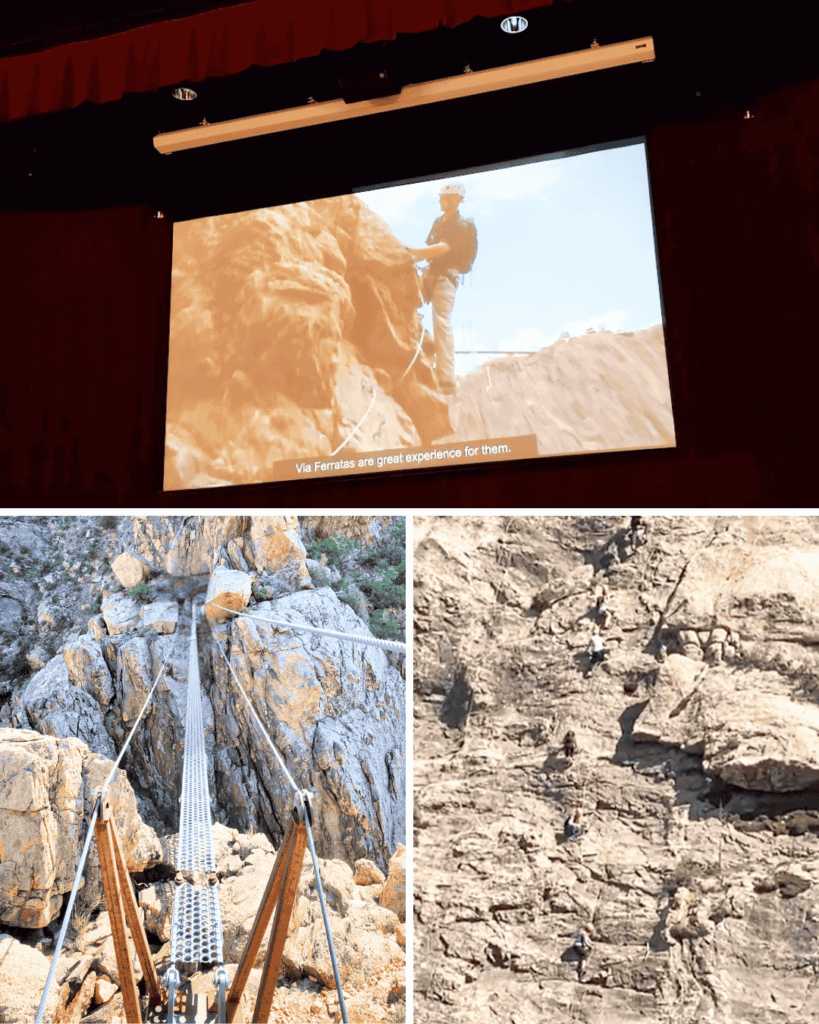 Royal Bridge Via Ferrata is a fun experience