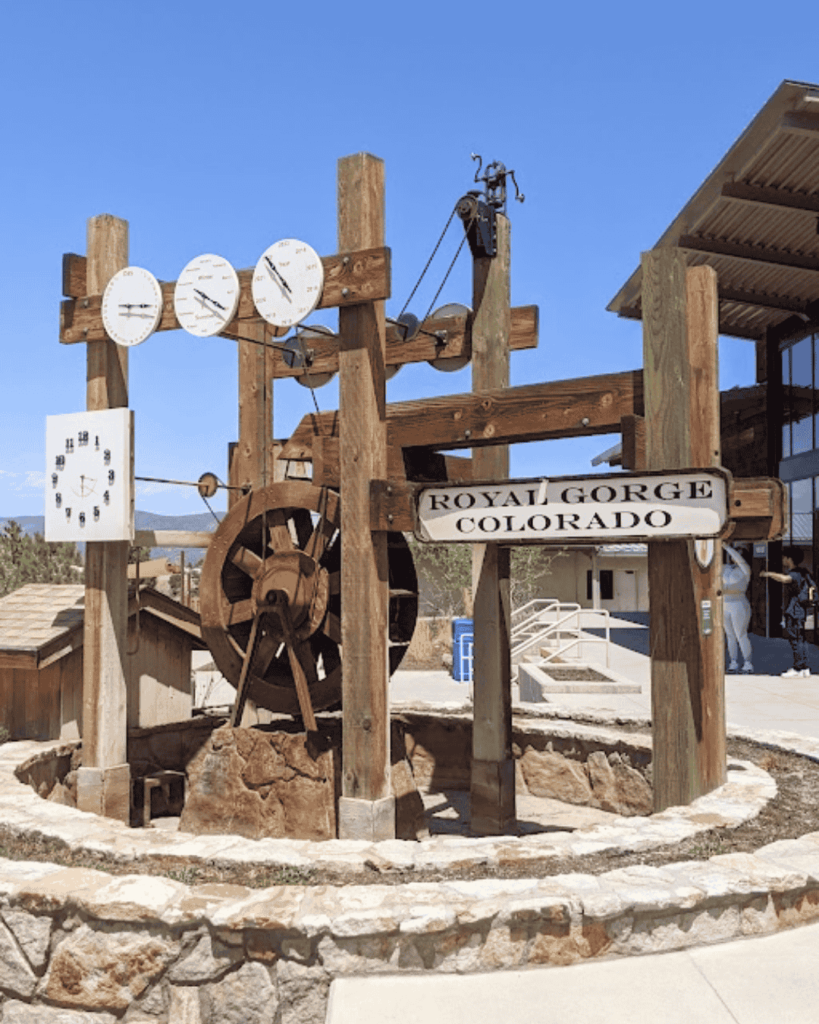 Water Clock at the Royal Gorge is really cool to figure out