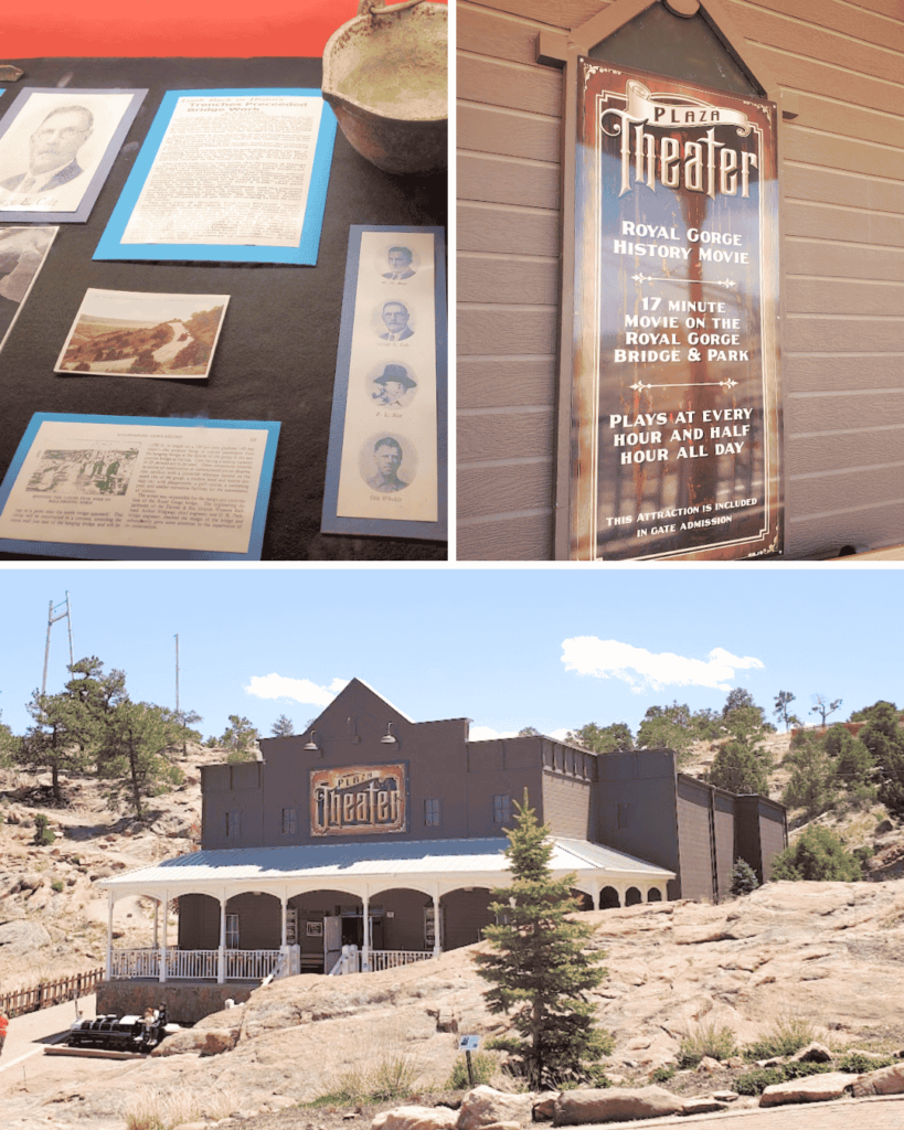 You can learn about how the bridge was constructed and see photographs and other exhibits at the Plaza theater across the bridge