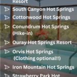 Best Natural Hot Springs in Colorado