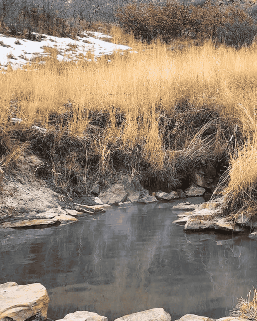 South Canyon Hot Springs are free to visit and so warm