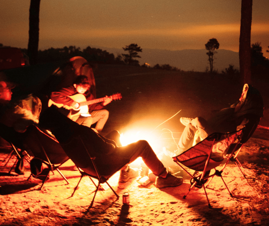 Don't you just feel the dead of the night, warm fuzzy camping vibes