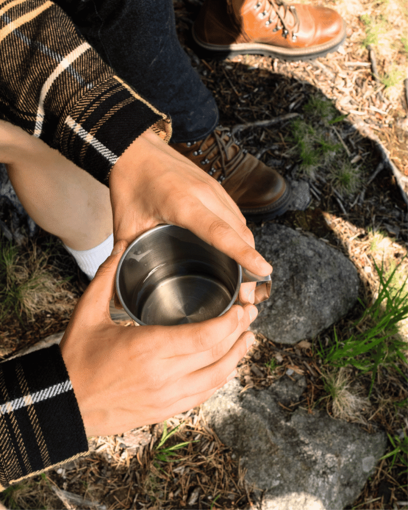 Flannel is cozy plus looks great in photos