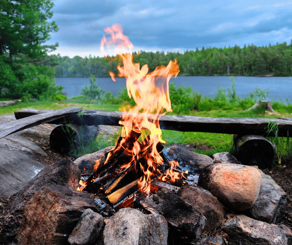 Light up a campfire and make some s'mores!