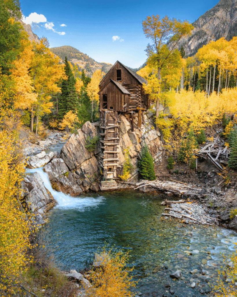 Crystal Mill is as iconic as Maroon Bells for Colorado fall colors