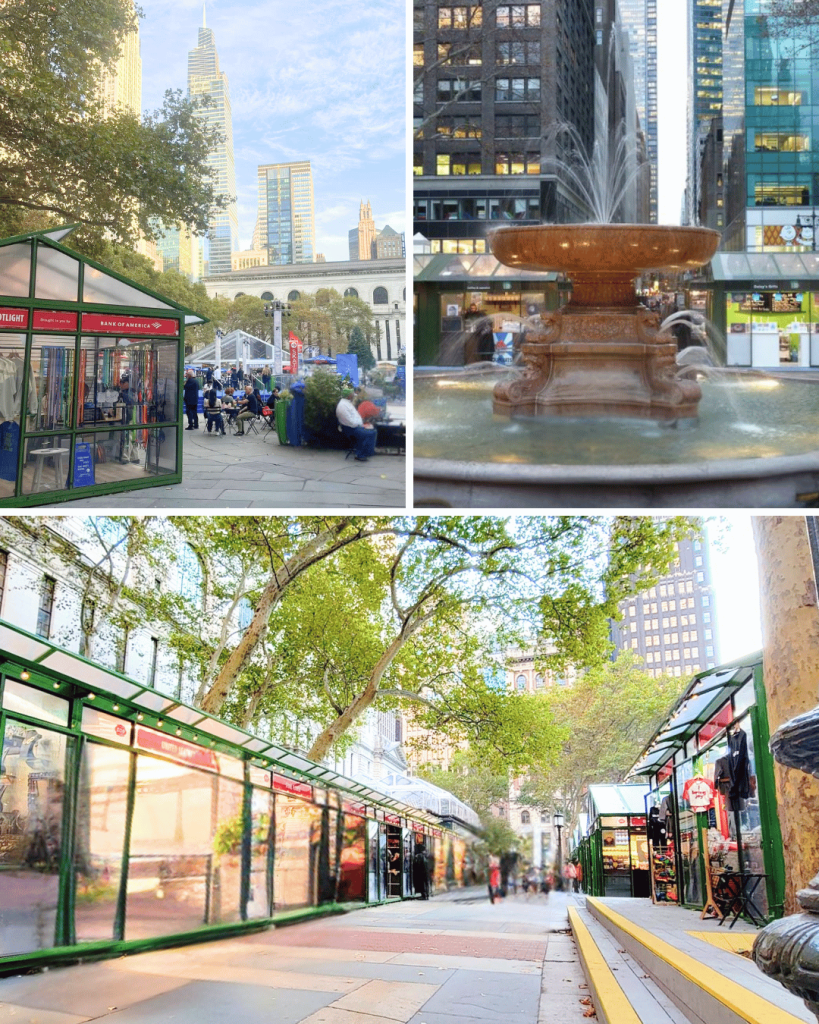 Holiday cheer and local treasures at Bryant Park Winter Village