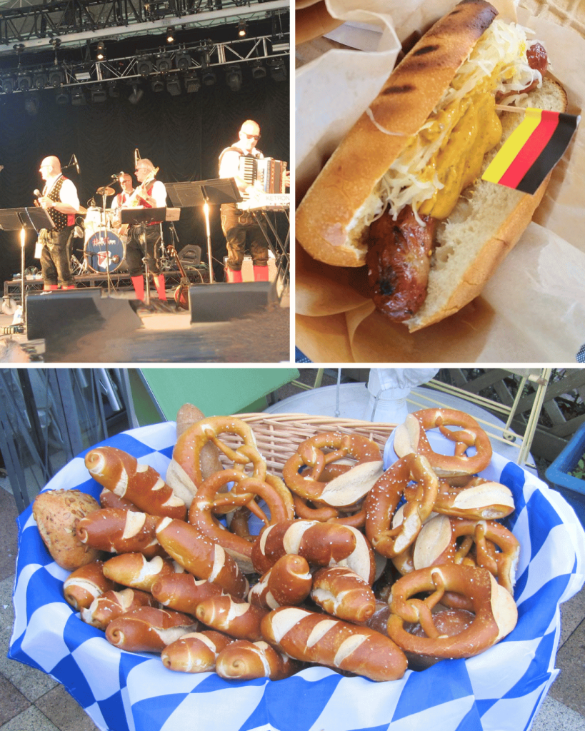 Oktoberfest in New York is full of music, good beer, and amazing German food