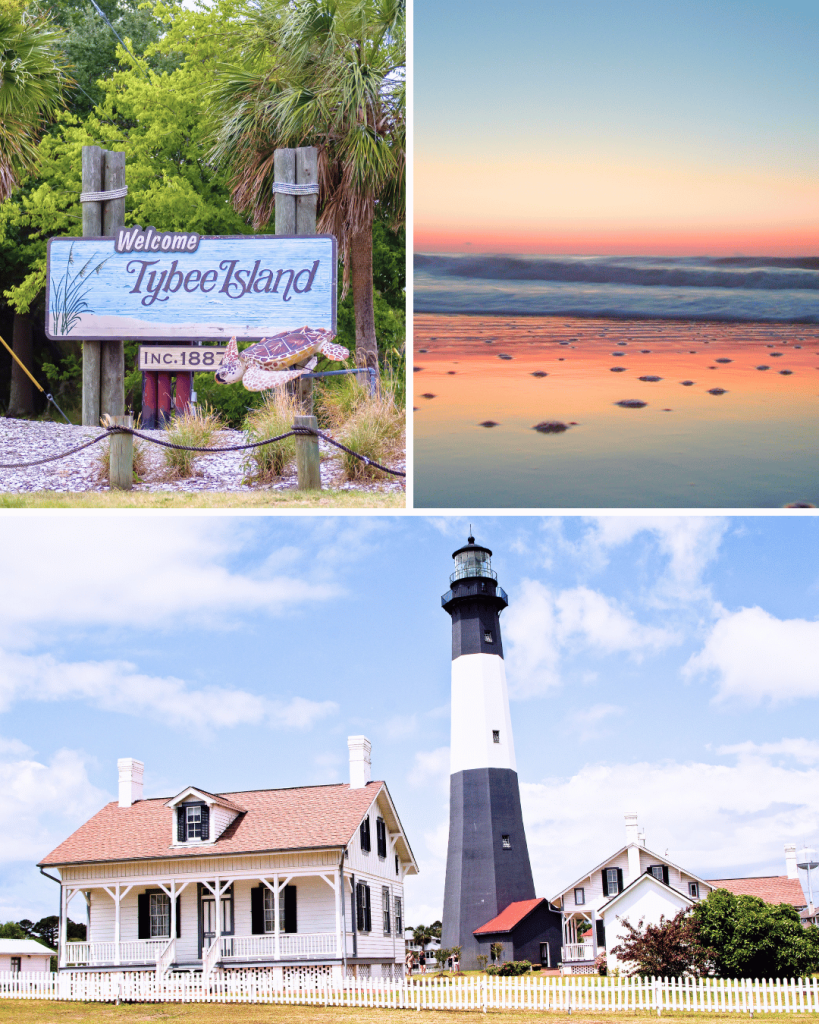 Tybee Island's North Beach is the best for quiet walks on the beach while South Beach is closer to the pier.