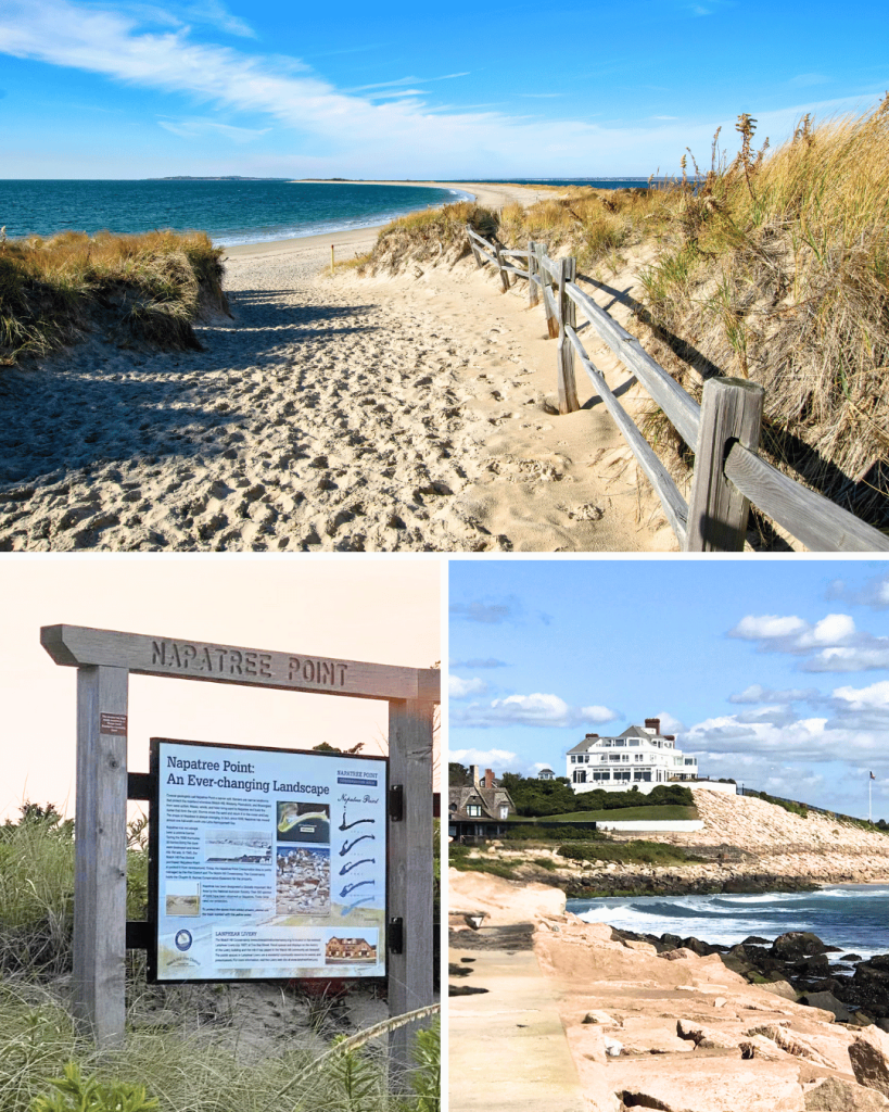 Watch Hill is a quiet, upscale beach town with scenic views and minimal crowds.