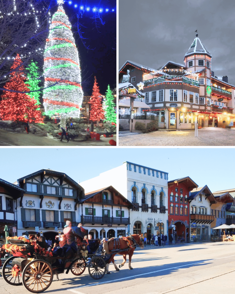 Leavenworth is very pretty with German charm