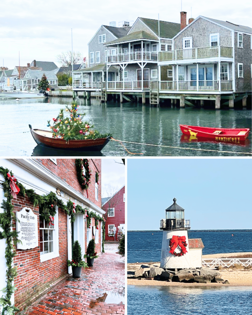The Annual Nantucket Christmas stroll is a fun tradition.