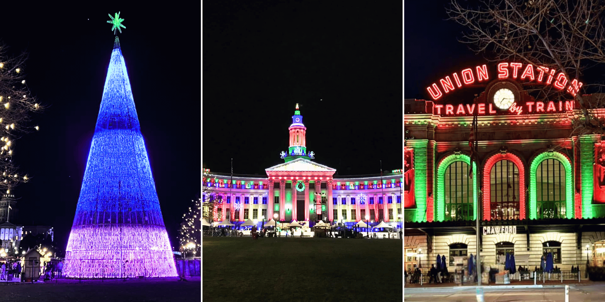 Denver Xmas decorations are amazing